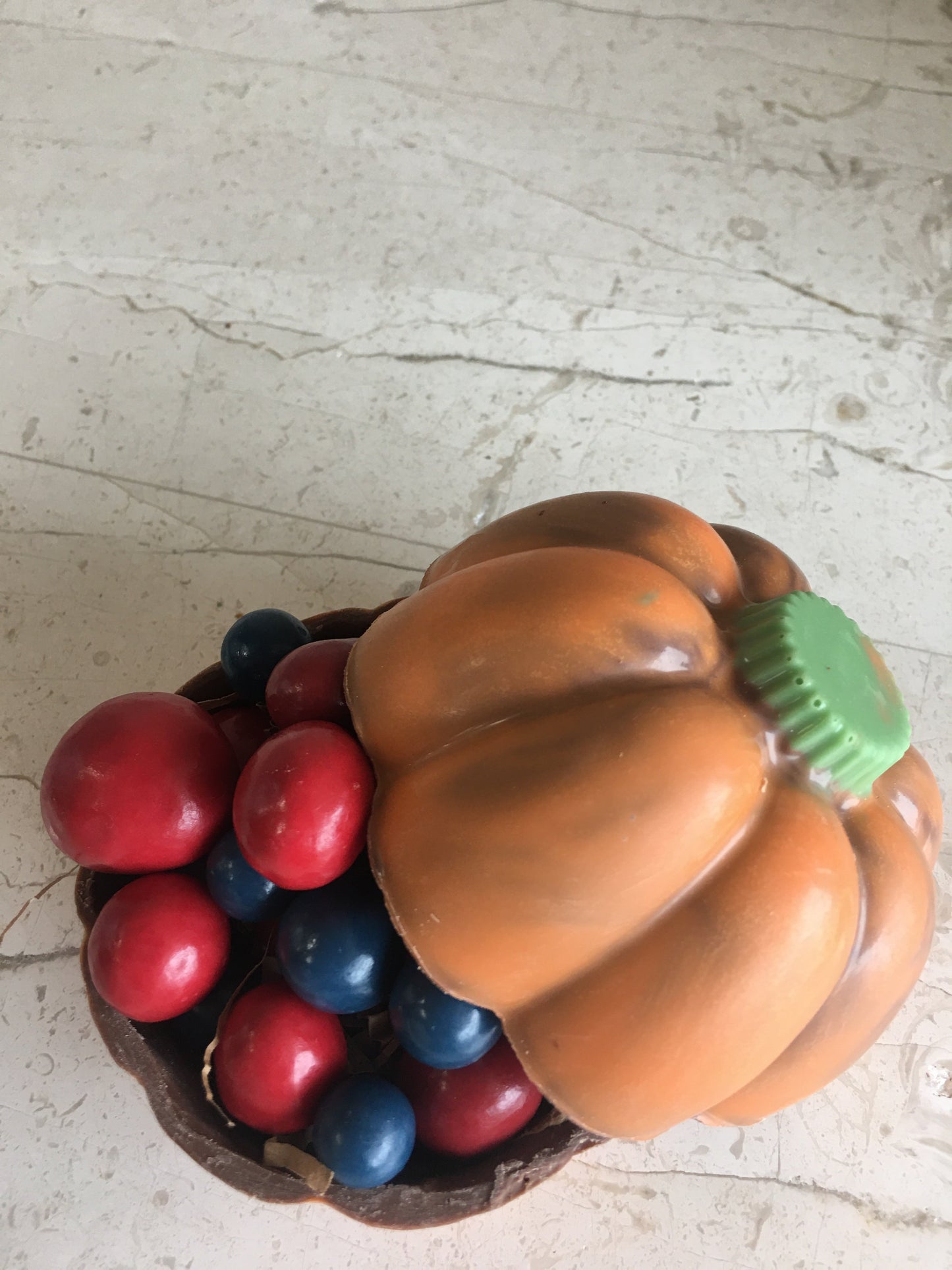 Halloween pumpkin w eggs