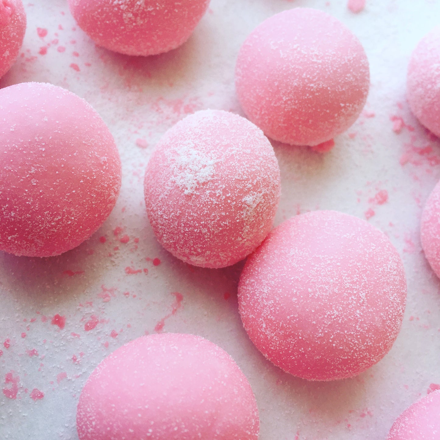 pink balls