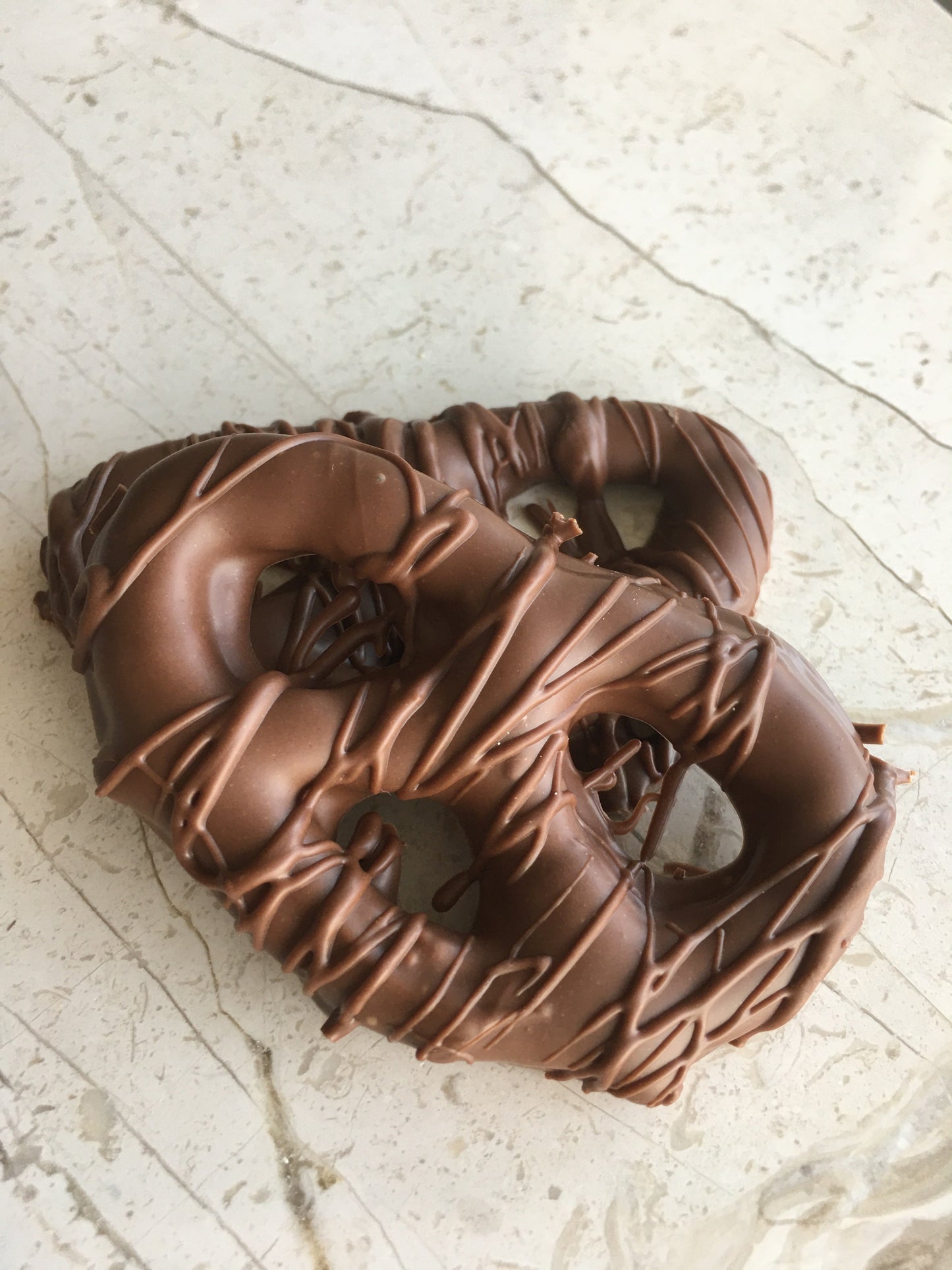 Chocolate covered pretzel